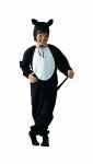 Mouse costume includes jumpsuit with tail &amp; separate hood. Make this plain black &amp; white mouse into a special christmas mouse with just a little bit of imagination.