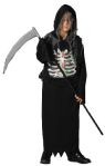 Skull Reaper Costume includes Hooded Robe with Eva Chest and chains.
