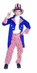 Uncle Sam costume includes jacket, pants &amp; front vest.