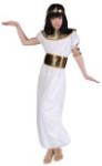 Cleopatra costume includes gown, collar and belt.