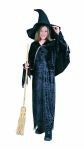 Midnight Witch costume includes dress with attached cape.