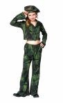 Soldier Girl costume includes shirt, pants &amp; hat.