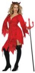 Devilish Devil Costume includes Dress with Invisible Zip Closure, Waist Tie Cord and Sequin Horns. Costume also available in Plus Size (<a href="/Devilish-Devil-Costume---Plus-Size-Grp-123z81512-plus.aspx">Z81512-plus</a>).