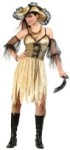 Pirate of Illusion Costume includes Dress with Padded Bra and Attached Corset, Lace Sleeves and Hat. Costume also available in Standard Size (<a href="/Pirate-of-Illusion-Costume-Grp-123z81523.aspx">Z81523</a>). 