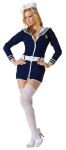 Sailor Babe Costume includes Dress with Double Zipper, Belt and Foamed Hat. Costume also available in Standard Size (<a href="/Sailor-Babe-Costume-Grp-123z81564.aspx">Z81564</a>).