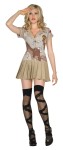 Commando Cutie Adult Costume - Includes three bronze button storm print top, with khakee pleated skirt and hat.  Also available in Plus Size: <a href="/commando-cutie-adult-costume---plus-size-grp-123z81663-plus.aspx">z81663-Plus</a>.