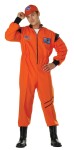 Shuttle Hero Adult Costume (Plus Size) - Includes orange jumpsuit and cap.