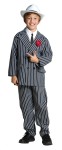 Gangster Suit Child Costume - Includes Jacket and Pants. Cotton Fabric.