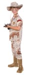 Desert Hero Child Costume - Includes top with two embroideries, pants and hat. Made of Poplin fabric.