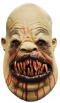 Meateater mask - Talk about one fat, mean, big tooth carnivore, this is it! The Meateater full over-the-head oversized latex mask that features huge jagged teeth covered in blood, with more blood dripping down the chin. The mask is sculpted by a leading Hollywood F/X artist with awesomely terrifying detailing.<br>