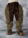 Beast legs include look like your favorite hariy beast with pull on furry leg pants. Elastic band top allows for one size easy wear. One size fits most up to 52.