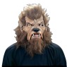 WOLFMAN MASK, includes latex rubber mask and fur hood.