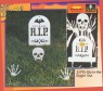 Glow In The Dark Diggin Out Skull Set - Amusing and easy to set up. Set includes 1 tombstone, 1 skull, and a pair of hands. Simply push the sturdy  glow-in-the-dark plastic pieces into your lawn with the attached spikes and enjoy.