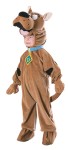 Child Scooby Doo Costume - Includes: Velour Jumpsuit with tail and attached headpiece, collar and boot covers.