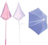 Lace Parasol - 33 IN. wide parasol on a durable wire frame.