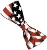 Uncle Same Bow Tie - Clip bow tie thats ideal for any 4th of July celebration.