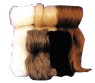 Wool Fiber - Same material as crepe hair but packaged straight for easy use. Packaged with polybag, directions, &amp; header. Dont confuse this one with synthetic fibers on the market.Available in various colors.