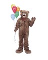 Teddy Bear Mascot Adult Complete Costume - Oversized mascot head, plush body, mitts, spats, and parade big feet.
