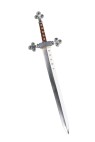 Knight Sword - 36 inches long.  Straight out of the Middle Ages!  Realistic looking plastic sword with jewel accented handle.