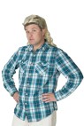 Pure ole Red Neck to the core! Full top wig with  traditional long back styling. Add your own plaid or tank top shirt to complete the look.