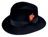 Jake and Elwood would be proud of this hat. Black only.