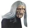 Full over the head latex mask with long stringy hair. Adult size.