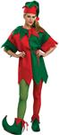 Elf Tights Womens Adult Costume - Perfect for elf costumes. These tights have one green leg and one red leg! Tights only. No Costume and accessory.<br>