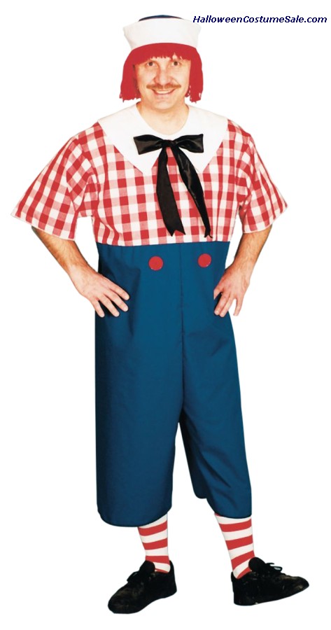 RAGGEDY ANDY ADULT COSTUME