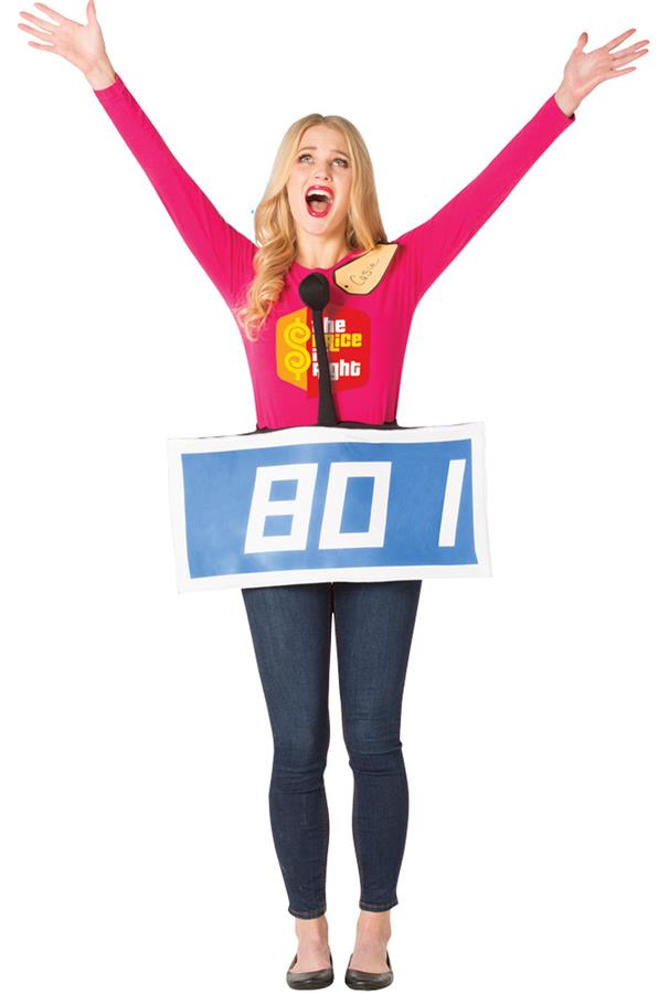 PRICE IS RIGHT ROW ADULT COSTUME