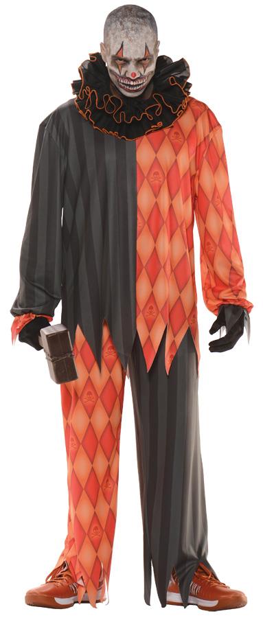 EVIL CLOWN ADULT AND TEEN COSTUME
