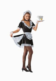 ADULT FRENCH MAID COSTUME