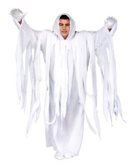 GHOSTLY GHOST ADULT ROBE