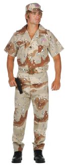 Storm Fox- Desert Camouflage Adult Costume