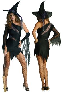 Spiderweb Witch Costume - Plus Size