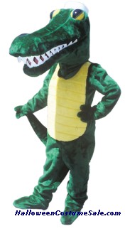 GATOR MASCOT ADULT COSTUME - AS PICTURED