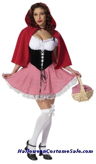 RED HOT RIDING HOOD ADULT COSTUME