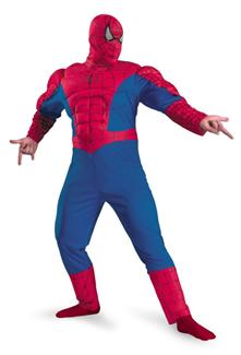 SPIDERMAN CLASSIC MUSCLE CHEST PLUS SIZE COSTUME