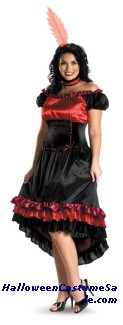 CAN CAN CUTIE PLUS SIZE COSTUME