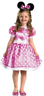 PINK MINNIE MOUSE CLASSIC TODDLER CHILD COSTUME