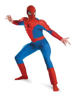 SPIDER-MAN DELUXE MUSCLE PLUS SIZE ADULT COSTUME 