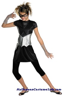 SPIDER GIRL BLACK SUITED CHILD/TEEN COSTUME