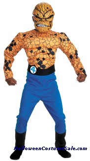 THE THING MUSCLE AND MASK CHILD COSTUME