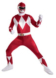 RED RANGER SUPER DELUXE PLUS SIZE ADULT COSTUME