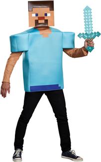 Mens Steve Classic Costume - Minecraft