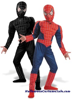 Child Reversible Deluxe Spider Man Costume
