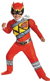 RED RANGER DINO MUSCLE TODDLER CHILD COSTUME