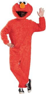 Mens Plush Elmo Prestige Costume