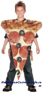 PIZZA SLICE CHILD COSTUME - VERY HILLARIOUS!