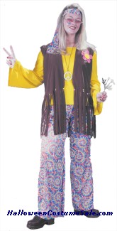 HIPPIE CHICK ADULT COSTUME - PLUS SIZE