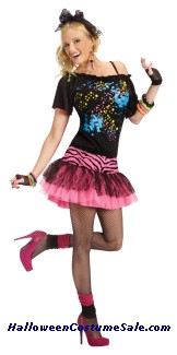 80S POP PARTY ADULT COSTUME